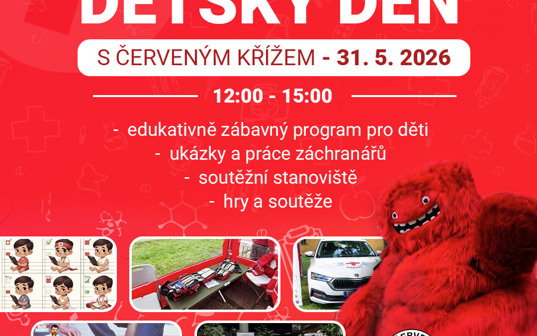 DĚTSKÝ DEN S ČERVENÝM KŘÍŽEM V OC LUŽINY