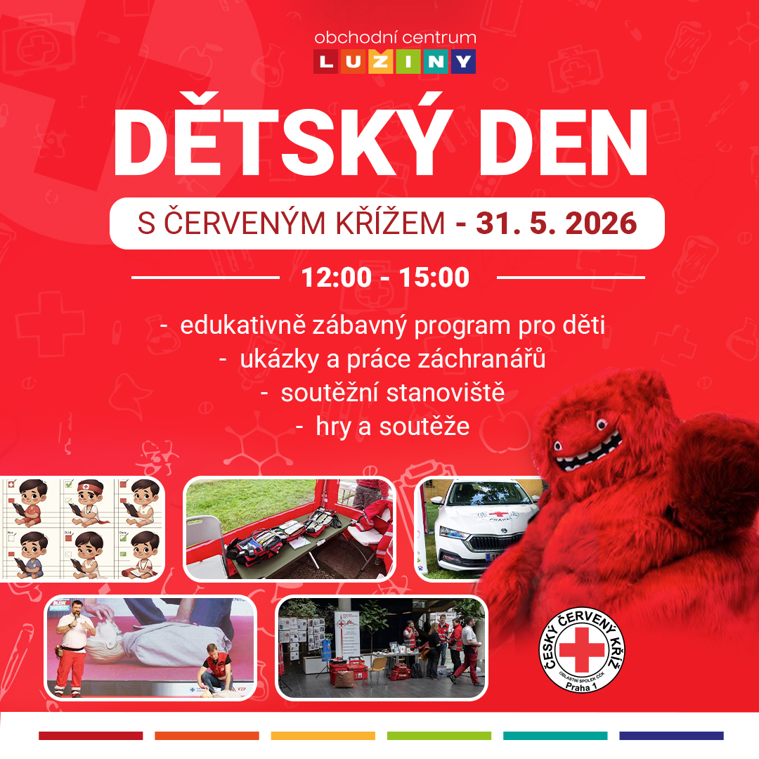 DĚTSKÝ DEN S ČERVENÝM KŘÍŽEM V OC LUŽINY