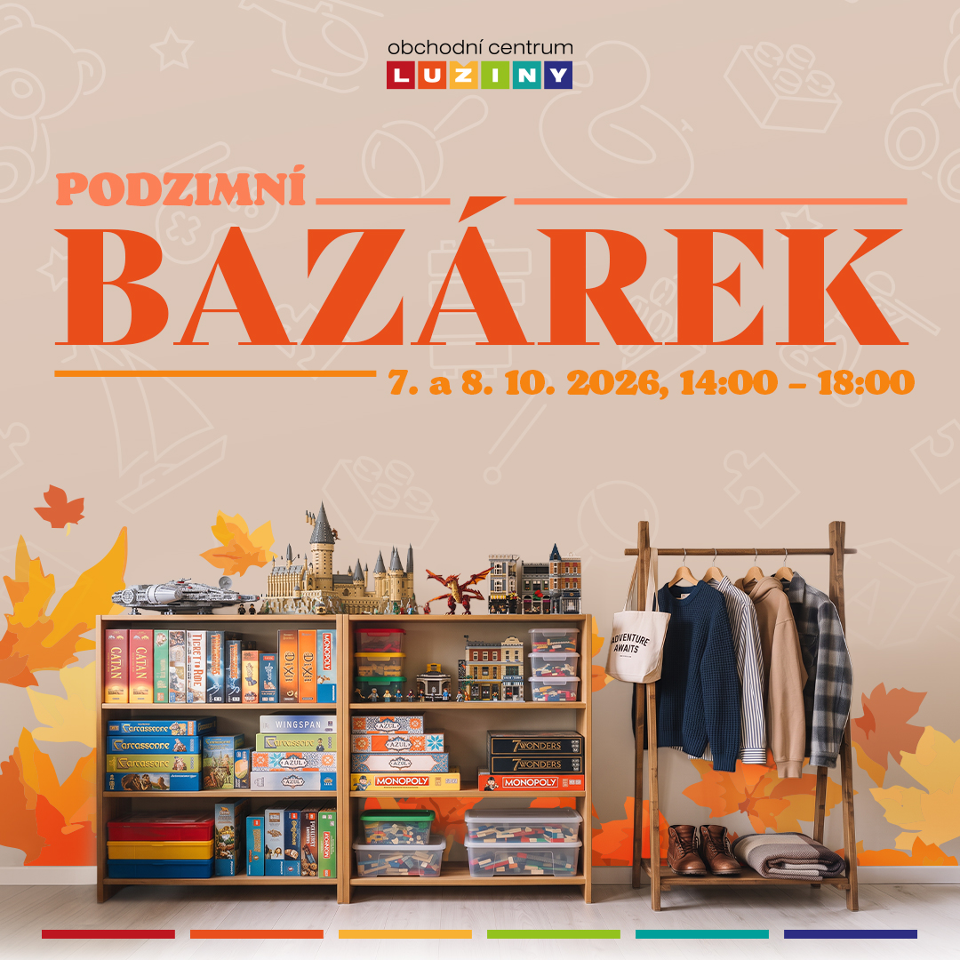 PODZIMNÍ BAZÁREK V OC LUŽINY